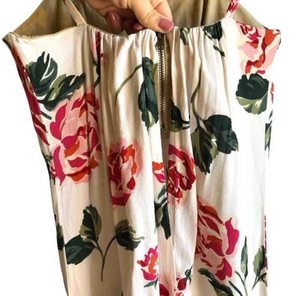 Stone Cold Fox Jerry Jumpsuit Size XS/Small (SCF Size 1) Floral Rose Linen - Picture 11 of 16
